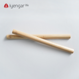 A1050小半圆棍（2根/组） 瑜伽小半圆木棍（拍一发一组）