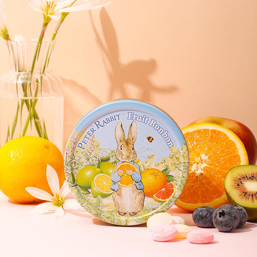 比得兔果味果汁水果糖（铁盒）5种口味随心选~ 商品图4