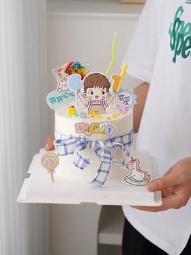 【节日专款】儿童节可爱快乐男孩蛋糕