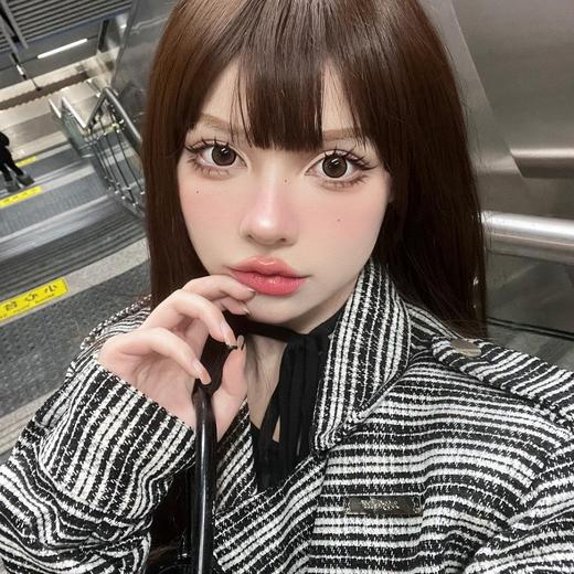 Mliilens【大熊仔】光泽感栗子咖色  够大够甜 商品图0