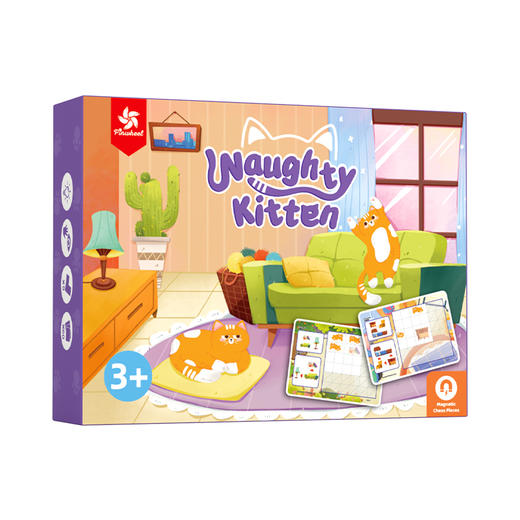 Pinwheel小猫爱捣乱空间思维逻辑训练玩具游戏桌游（3岁以上） 商品图8