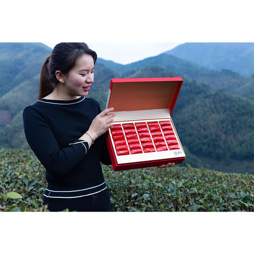 【花香清火】桃渊茗 见山 一级大红袍 武夷岩茶 240g/盒 礼盒装 商品图2