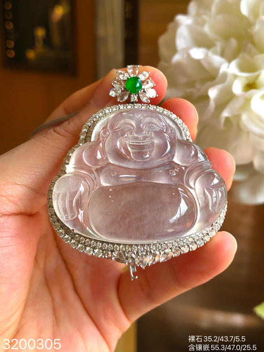 玻璃佛公吊坠【3200305】具体价格微信咨询 商品图3