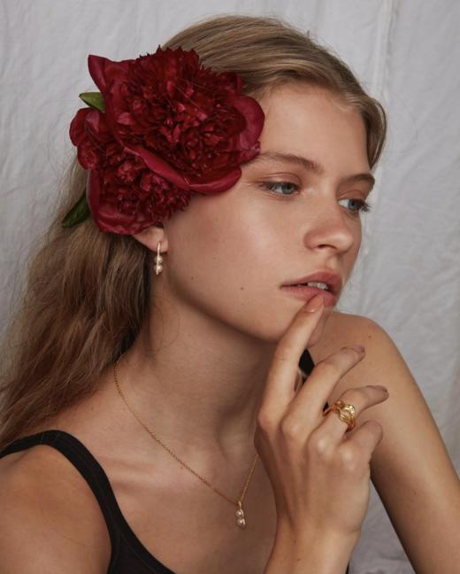 北京仓｜Polar Jewelry-BAHATI-白锆石 珍珠 项链［丹麦设计师］ 商品图2