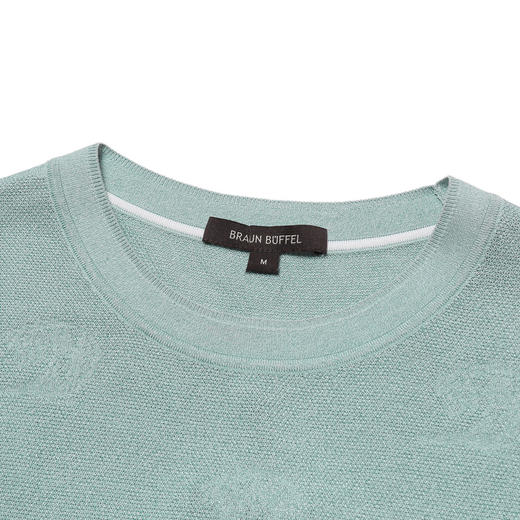 布兰施轻奢桑蚕丝针织短袖T恤 商品图3