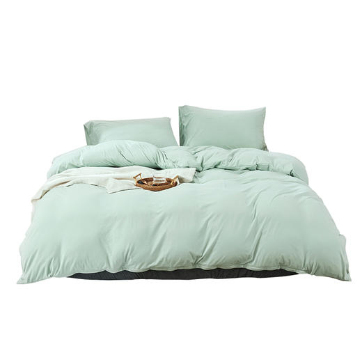 【武汉】银鹏汉棉针织全棉四件套床笠/床单款（配原面料抽绳包装袋） 商品图11