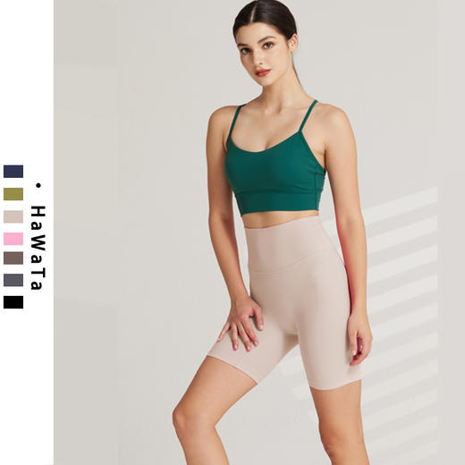 《满5送1，12送3》哈瓦塔一码通2.0超弹裸感瑜伽三分裤九分 瑜伽裤  路步裤 商品图5