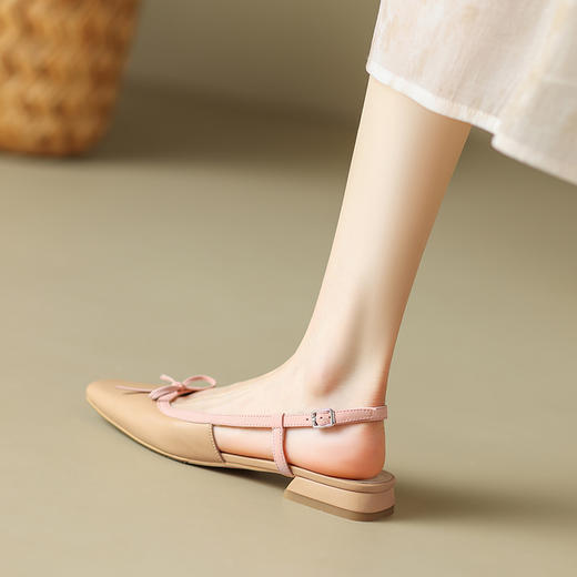 时尚优雅，里外全皮包头凉鞋XDD-6011F 商品图6