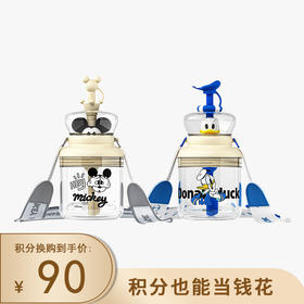 【已下架】积分换购 | GERM 迪士尼米奇系列水杯带吸管 便携学生水壶360ml[福利品]