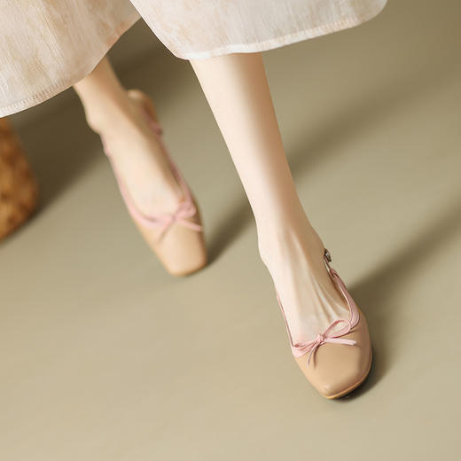 时尚优雅，里外全皮包头凉鞋XDD-6011F 商品图5