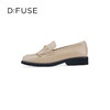 DFuse迪芙斯秋季新款牛皮方头流苏乐福鞋平底单鞋DF33112008 商品缩略图1