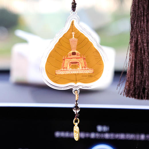 牛首山文创金卡车挂挂饰汽车车载挂件男士平安挂饰女士车内饰品 商品图2