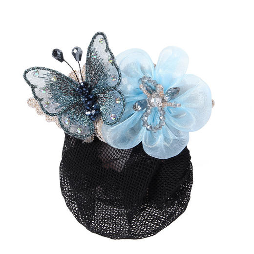 日韩花朵，职业头花带网兜盘发WZ-F407 商品图4