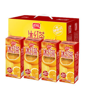 「整箱24盒装」盼盼冰红茶饮料250ml*24盒整箱 柠檬调味茶饮料饮品