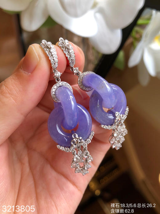 冰紫罗兰双环耳坠【3213805】具体价格微信咨询 商品图6