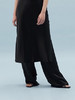 HOSIKARI｜HO23SS03 黑色醋酸松紧腰直筒裤 商品缩略图0
