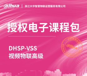 DHSP-VSS视频物联高级授权电子课程包