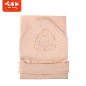 棉果果四季通用春秋冬夏季双层汗布不夹棉新品彩棉抱被被子毯子90*90cm