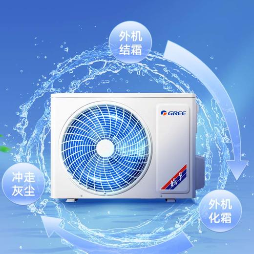 【拍定金享绿色节能补贴 云闪付到手价3599元】格力空调新款冷静王+ 新一级能效变频冷暖挂机空调 WiFi智控 静音运行 冷酷外机 大1匹 商品图2