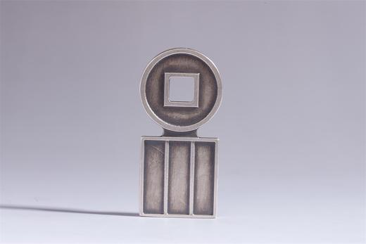 矩德泉坊 纯银手作   国宝金匮直万（5.7厘米版）630 商品图1