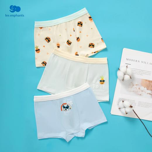 【陆总专属】超值丽婴房女童男童平角6条装组合。柔软舒适的面料，清新自然的质感，让宝宝穿在身上，感受到阳光的美好，夏天即使出汗也不怕，会呼吸的宝宝小内裤 商品图12