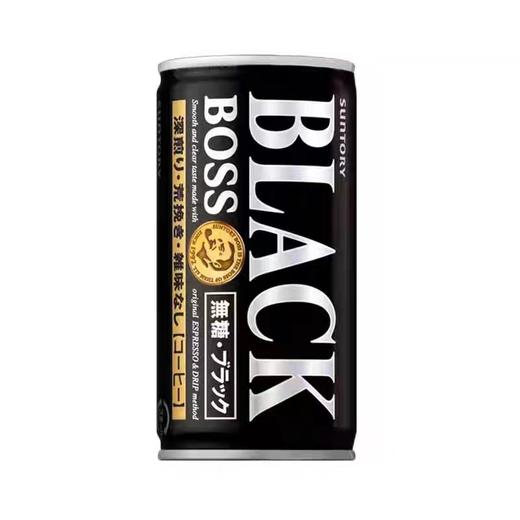 三得利BOSS黑咖啡饮料 185ml/罐 商品图0