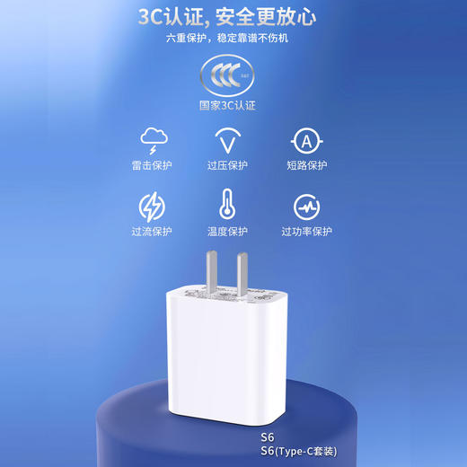 洛仕顿全兼容闪充66w闪充快充充电头套装 商品图3