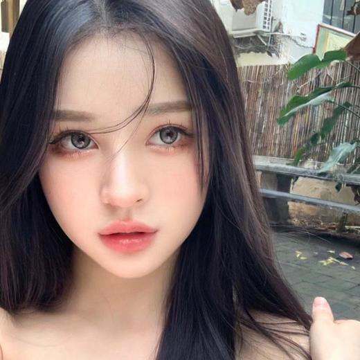 Mliilens【炭椰椰】幼态可爱细边 三色过渡渐变融瞳 商品图0