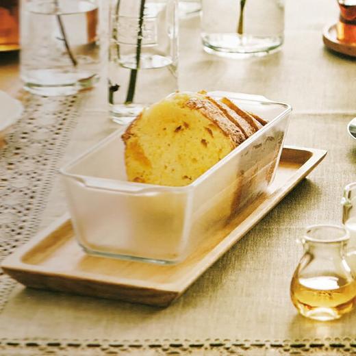 日本进口耐热玻璃烤盘磨砂涂层不粘烤盘烤披萨盘餐具蒸鱼盘子微波炉烤箱专用烘焙器皿 商品图2