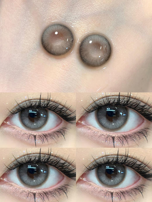 clairecolor 年抛美瞳 水光小鹿 直径14.5mm着色13.7mm 商品图9