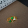 龢盒原创 冰绿翡翠貔貅·财源滚滚开运戒 商品缩略图0