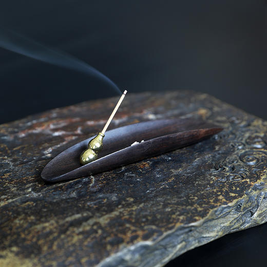 福禄°紫光檀+铜香插组合套装 商品图1