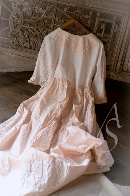 Daniela Gregis   粉白色中袖松身连衣裙 商品图4