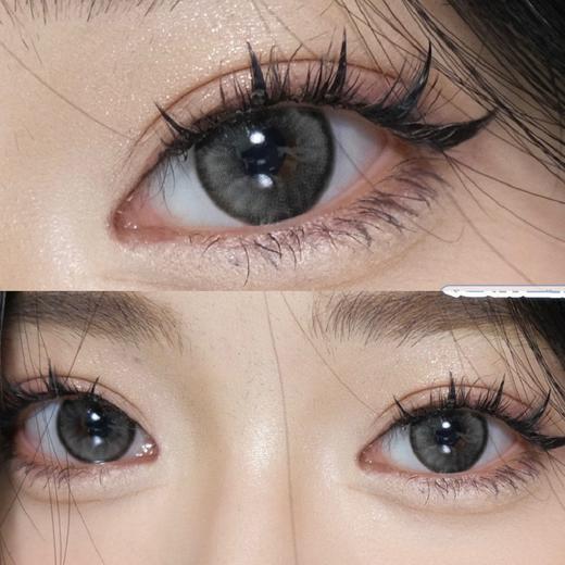 Mliilens【芝麻雪山】芝麻黑灰配色 纯欲水光眼 商品图1