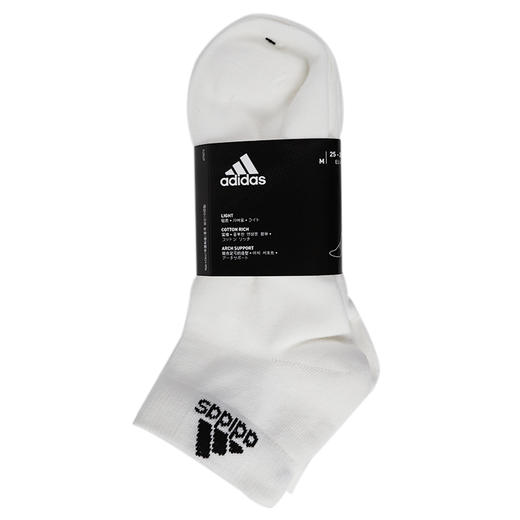 Adidas/阿迪达斯男袜女袜夏季三双装运动袜中筒休闲袜子DZ9435 商品图2