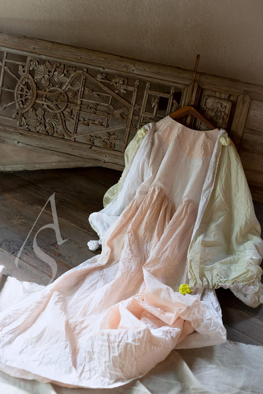 Daniela Gregis   粉白色中袖松身连衣裙 商品图6