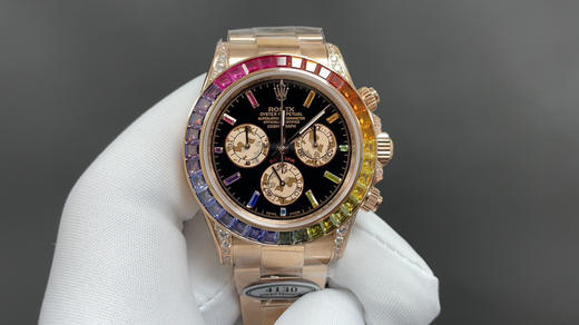 N厂劳力士宇亩计型迪通拿系列116598彩虹迪复刻手表做得怎么样？ 商品图9