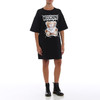 【一】MOSCHINO COUTURE 莫斯奇诺 女士棉质小熊徽标印花圆领短袖T恤裙 黑色 0444 5526 1555 商品缩略图3
