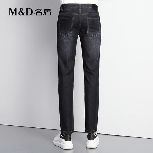 【菁英同款】名盾男士牛仔裤夏季薄款直筒中腰耐磨弹力长裤36512 商品图3