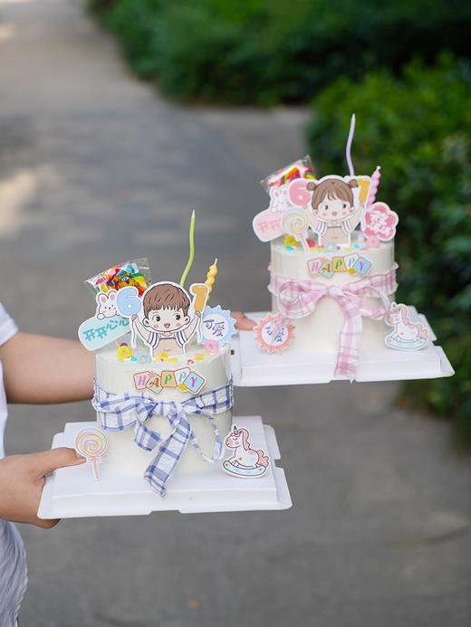 【节日专款】儿童节可爱快乐女孩蛋糕 商品图2