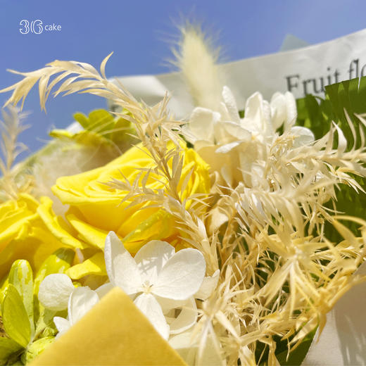 双子座·漫野+星座蛋糕，36永生花【福田区无货】 商品图7