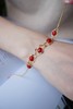 477096 18k金镶阿卡牛血红珊瑚·手链 极简大牌风，独家设计新品。 不规则几何设计，18k金精工打造。 裸石取一7.3*5.9mm，总长16.5+2.5cm延长链 超值价💰5980 商品缩略图1