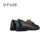 DFuse迪芙斯秋季新款牛皮方头流苏乐福鞋平底单鞋DF33112008 商品缩略图6