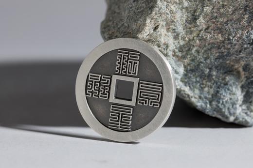 矩德泉坊 纯银手作  福星高照出行大吉九叠篆（2.9厘米版）626 商品图5