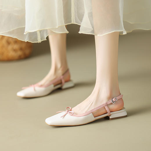 时尚优雅，里外全皮包头凉鞋XDD-6011F 商品图12