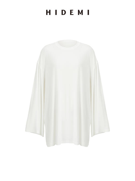 HIDEMI度假系列裸感圆领柔软长袖T恤 商品图13