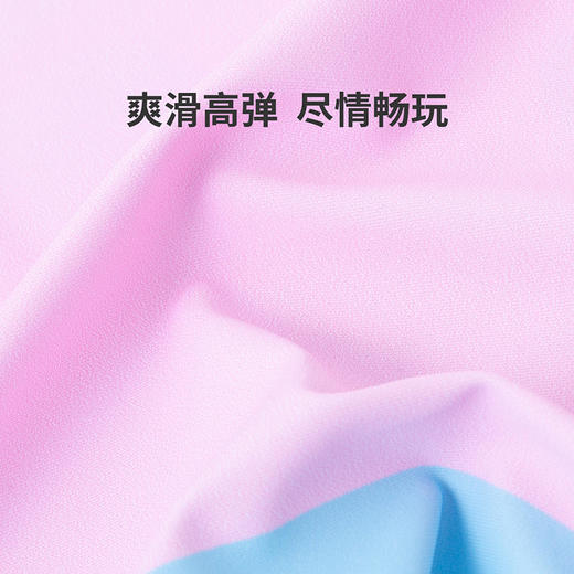 贝贝怡童装夏季新款女童分体泳衣宝宝速干衣防晒儿童泳帽泳衣套装232P2528 商品图8