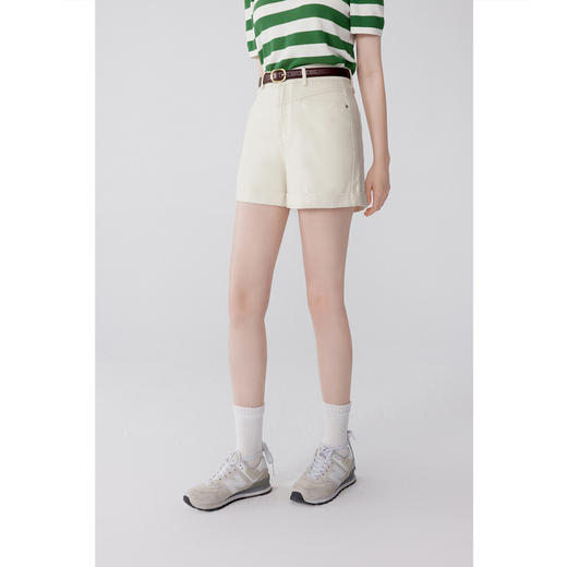 【严选】诗凡黎夏脚口卷边短裤SE5150011 商品图0