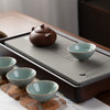 祥福寒食茶盘 现代纯天然乌金石高端家用干泡台茶台茶具茶海茶盘 商品缩略图2