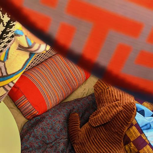 [屁侠推荐]忆歌老粗布荞麦颈椎枕 优选出口级荞麦壳枕头 （随机颜色赠送老粗布围裙一条） 商品图0